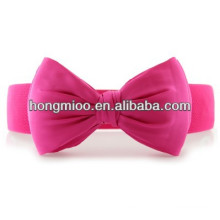 Tissu sexy bowknot lady&#39;s Wide ceinture à la main à l&#39;aiguille bling western cintures h &amp; m